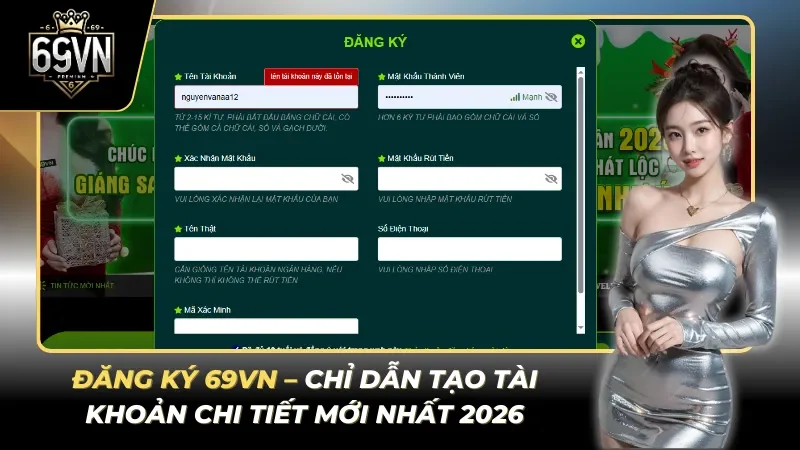 Đăng ký 69VN | Hướng Dẫn Tạo Tài Khoản Nhanh & Bảo Mật - Hình ảnh minh họa về Sản Phẩm Cá Cược 69vn trên 69vn.